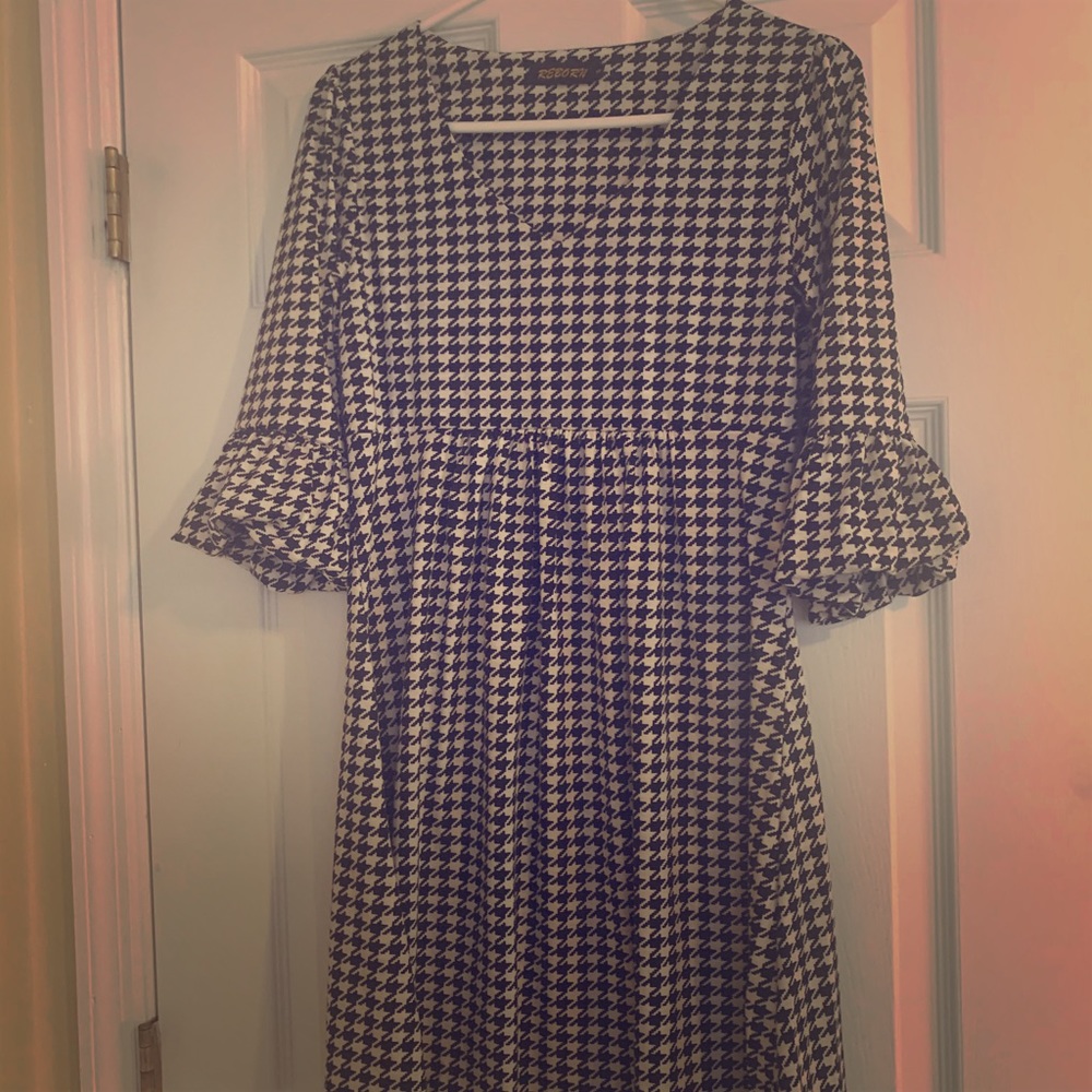 Houndstooth Dress